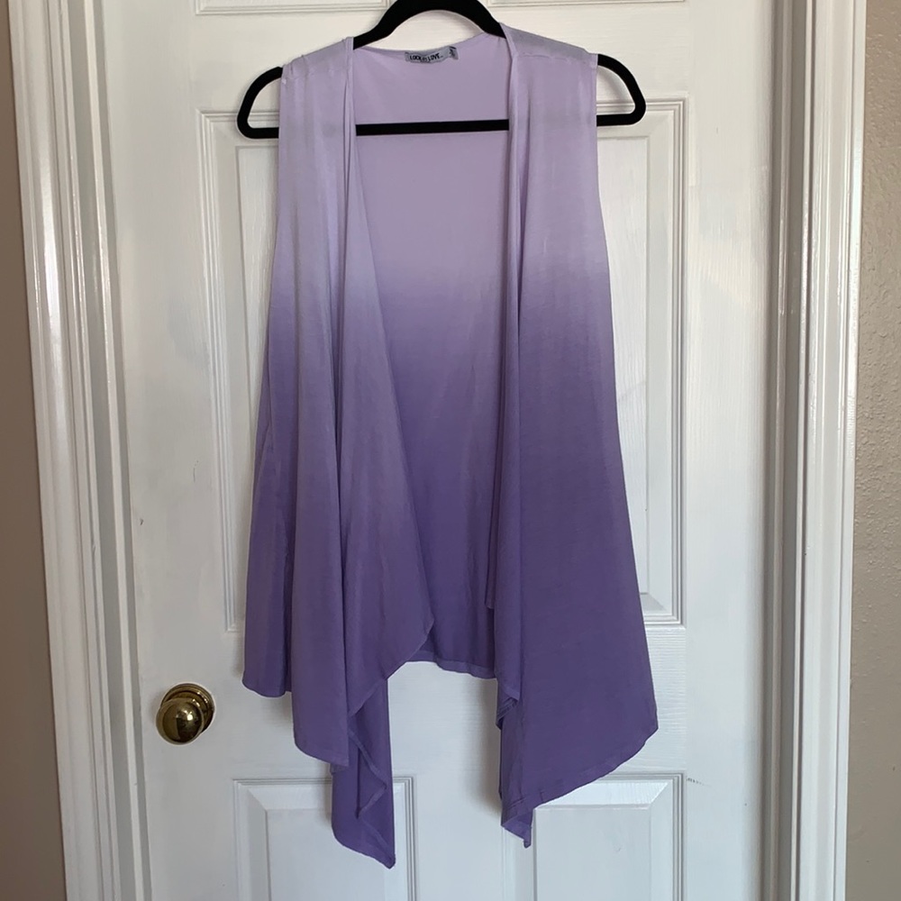 Lock & Love XL Purple ombré Vest